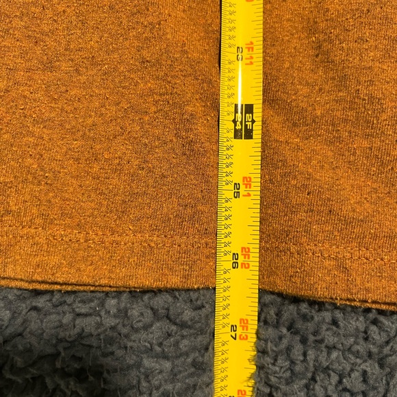 Men’s long sleeve heather brown t-shirt - Picture 10 of 11